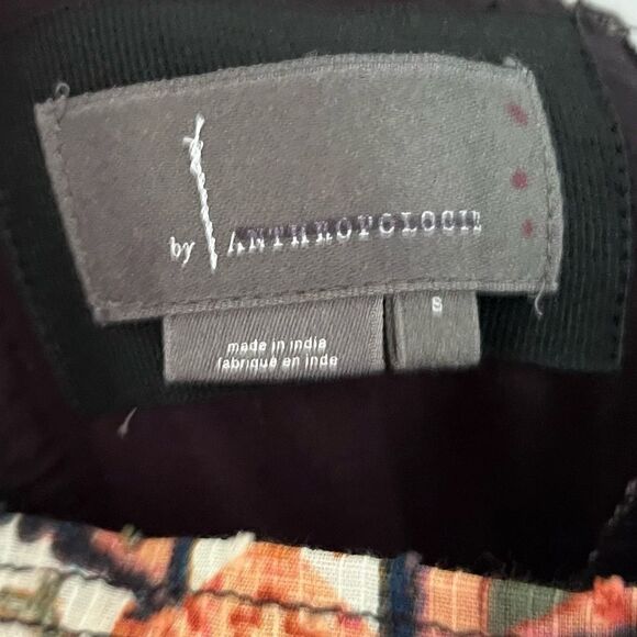 By Anthropologie Square-Neck Tiered Midi Dress size Small - Picture 6 of 6